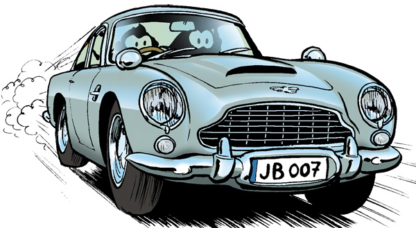 ASTON MARTIN DB5 JAMES BOND